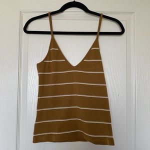 V neck striped RVCA tank top